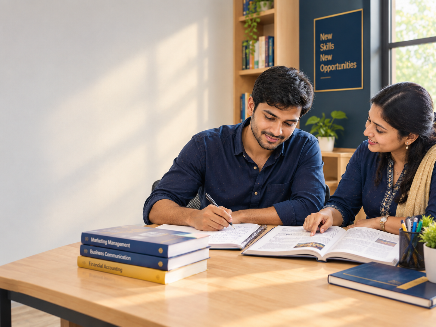 Students planning their studies