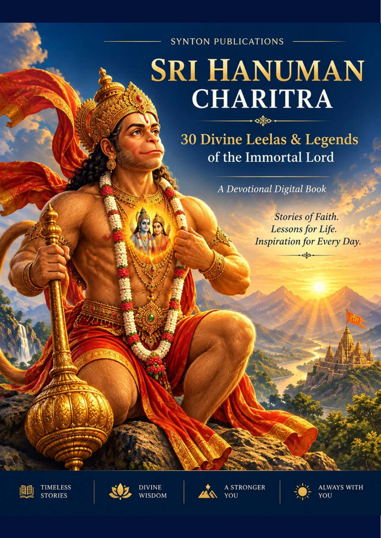 Sri Hanuman Charitra English edition cover